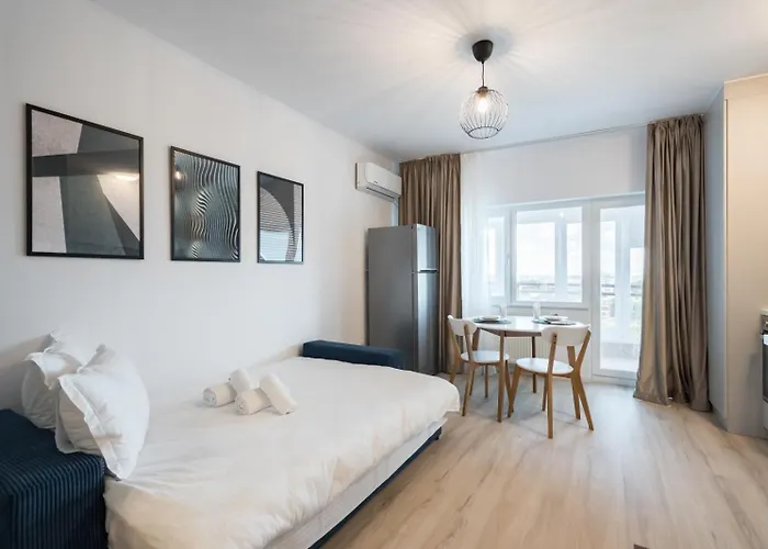 High-end With Panoramic View, Parking &pool Apartament Bucureşti